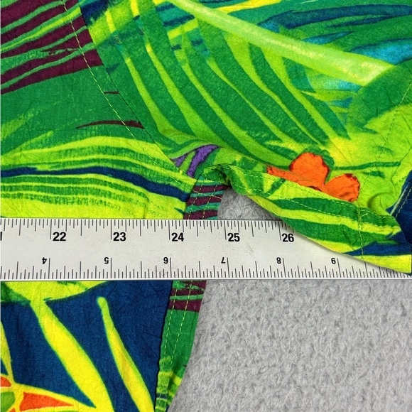 Jams World Vibrant Leaf Print Men's Shirt - Picture 8 of 9